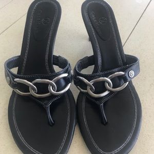 Cole Hann black sandals